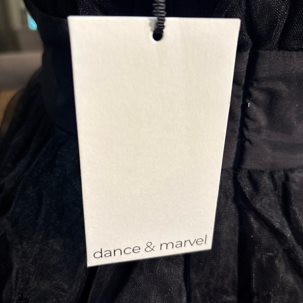Dance & Marvel Black Tulle Gown - Picture 6 of 8